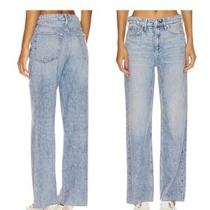 RAG & BONE x REVOLVE Featherweight Logan Wide Leg Jeans NWOT